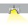 3 Meter LED Profil Einbau 15 Grad natureloxiert ohne Abdeckung 14mm Serie L