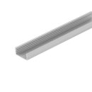 2 Meter LED Alu Profil Aufputz 14mm Serie ECO Silber...