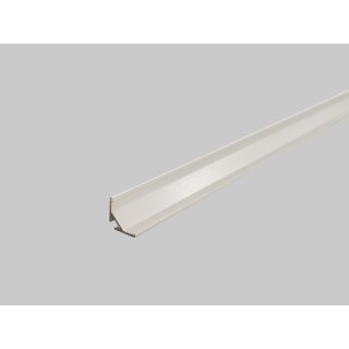 3 Meter LED Aluleiste Corner 45 Grad 11mm Serie Eco Plus weiß