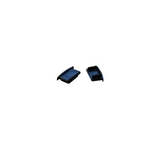 Endkappen 2er Set für Einbau  20mm (schwarz) Serie Eco Plus