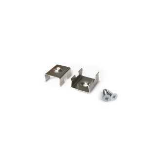 Montageklammer silber 4er Set Serie AVA