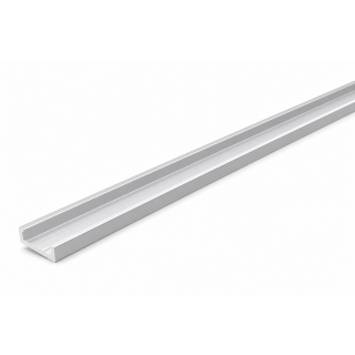 2 Meter LED Möbelprofil 13mm Serie Eco Plus Silber