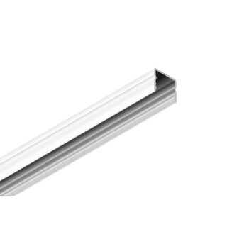 2 Meter LED Aluleiste Aufputz weiß 12mm Serie AVA